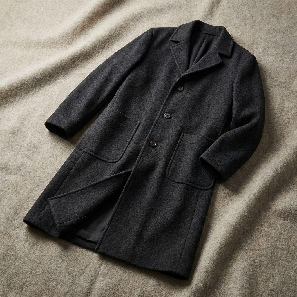 Lucerne™ Structured Wool Coat with Classic Long Cut