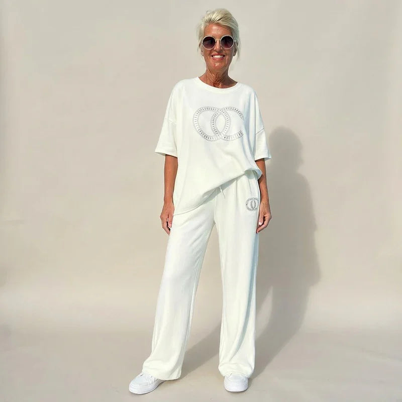 Urban Grace™ Signature Set in Comfort Knit with Elegant Crystal Details