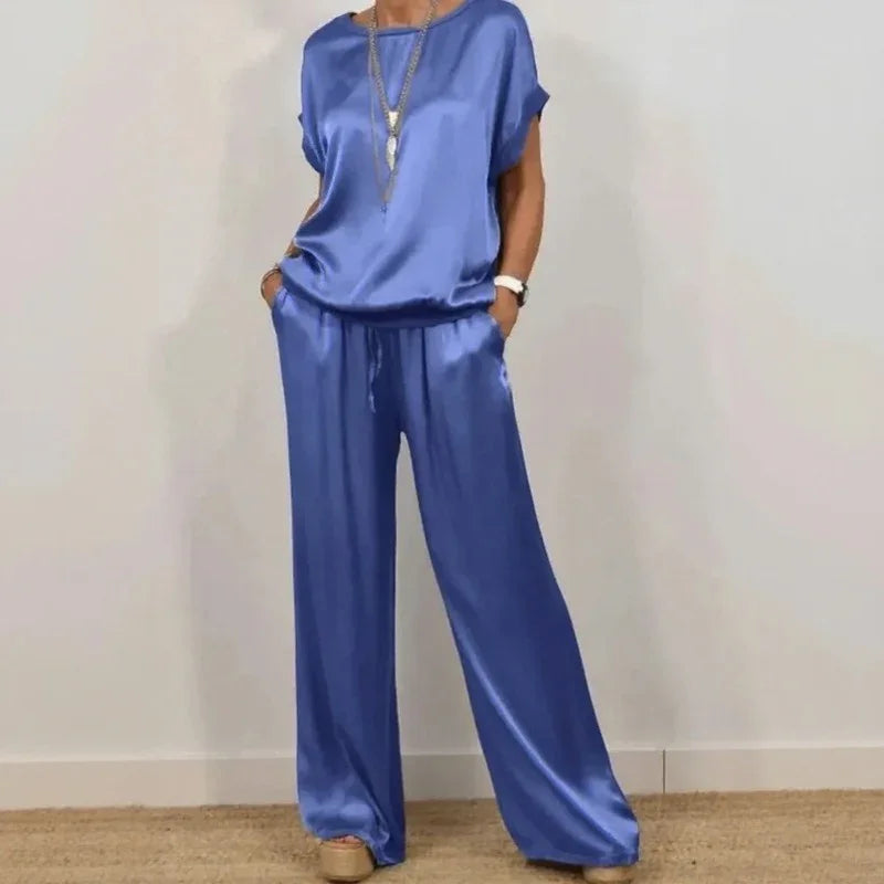 Aurelle™ Luxe Satin-Feel Flowing Set