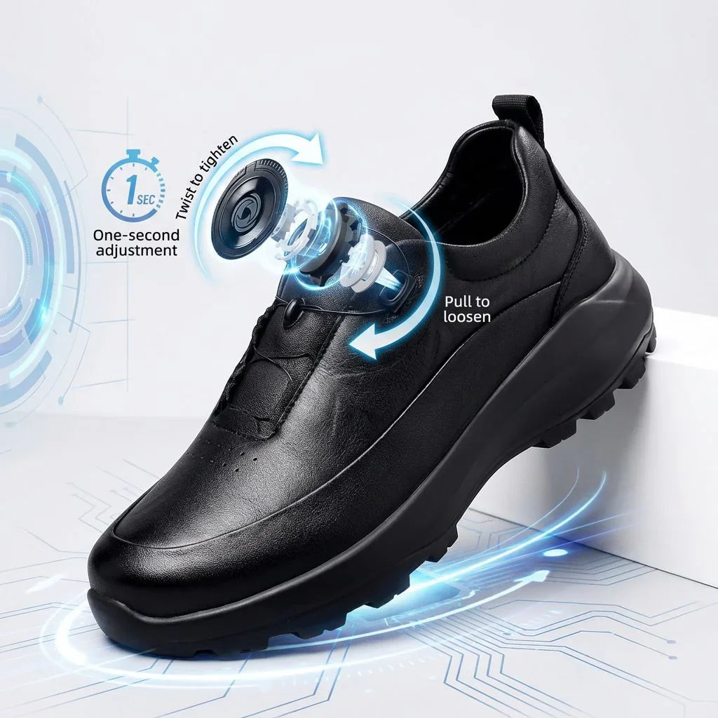 Altair™ Premium Leather Shoe with High-Durability Construction