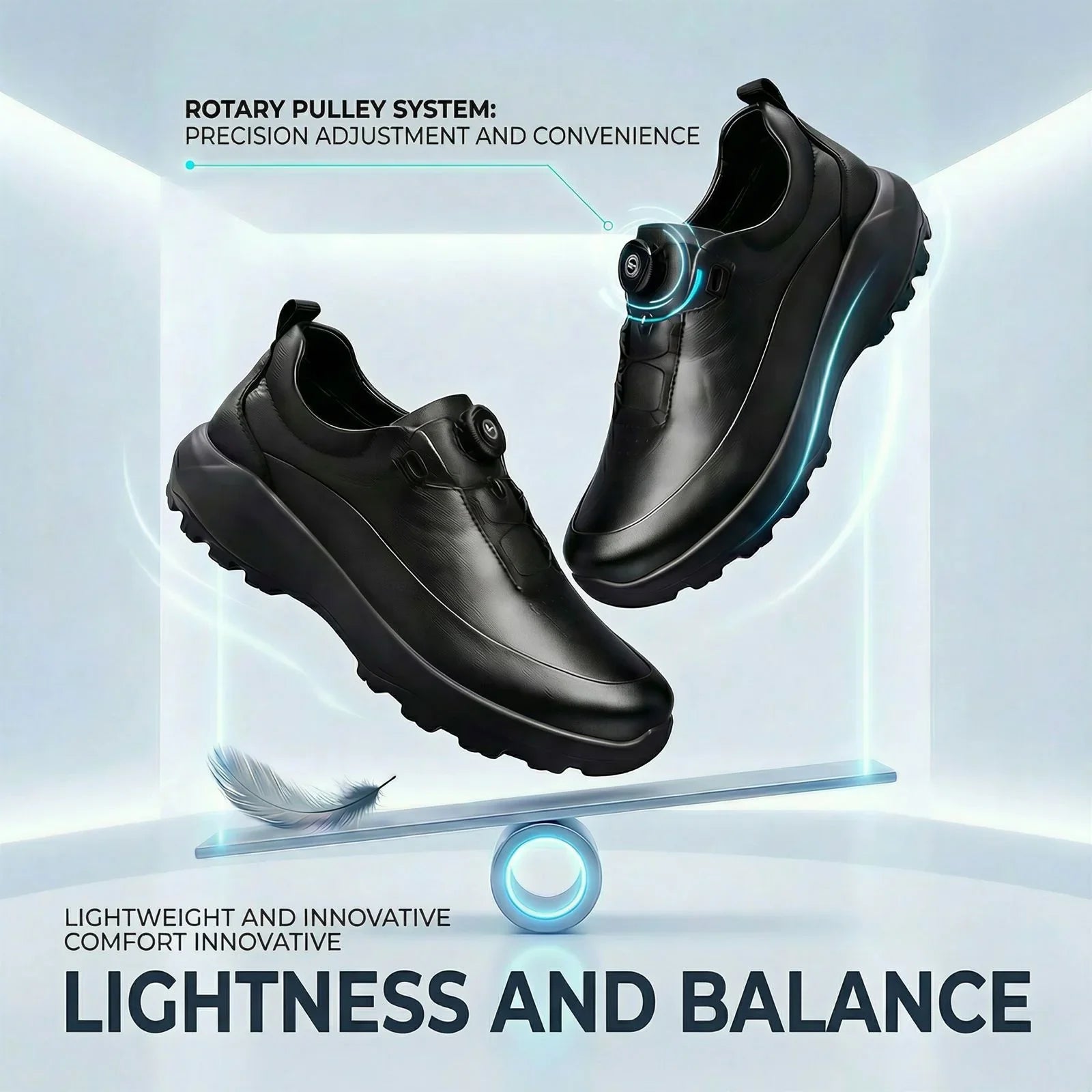 Altair™ Premium Leather Shoe with High-Durability Construction