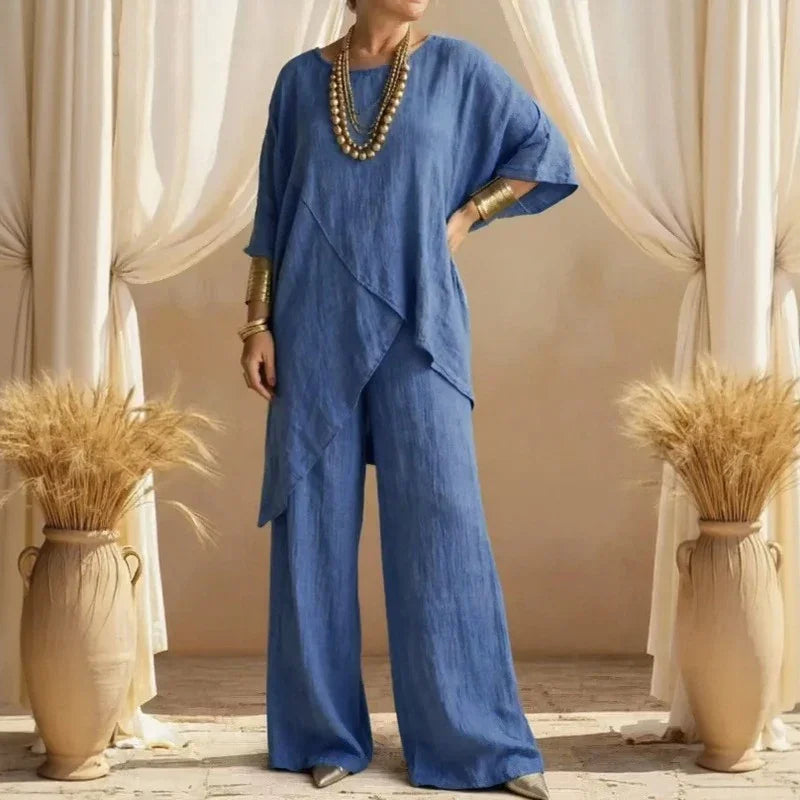 Serenza™ Set with an Asymmetrical Design and Flowing Silhouette