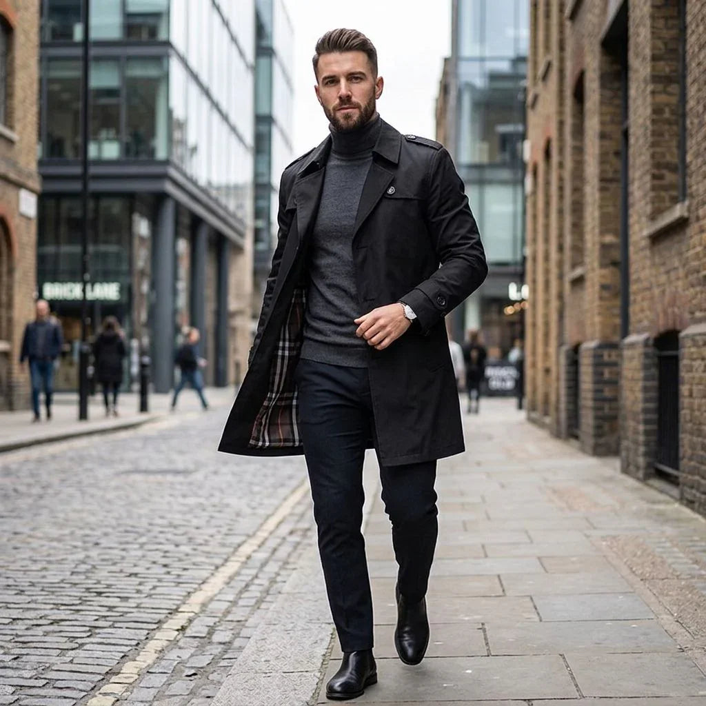 Bravon™ Coat with Imposing Cut and Premium Finish