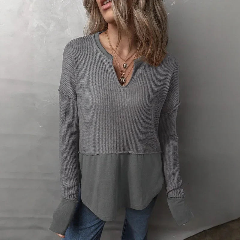 Elowen™ Blouse with a Modern Cut and Casual-Chic Style