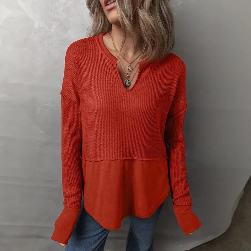 Elowen™ Blouse with a Modern Cut and Casual-Chic Style