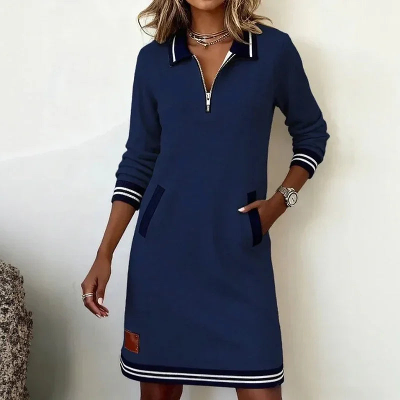 Navelle™ Polo Dress with Effortless Elegance