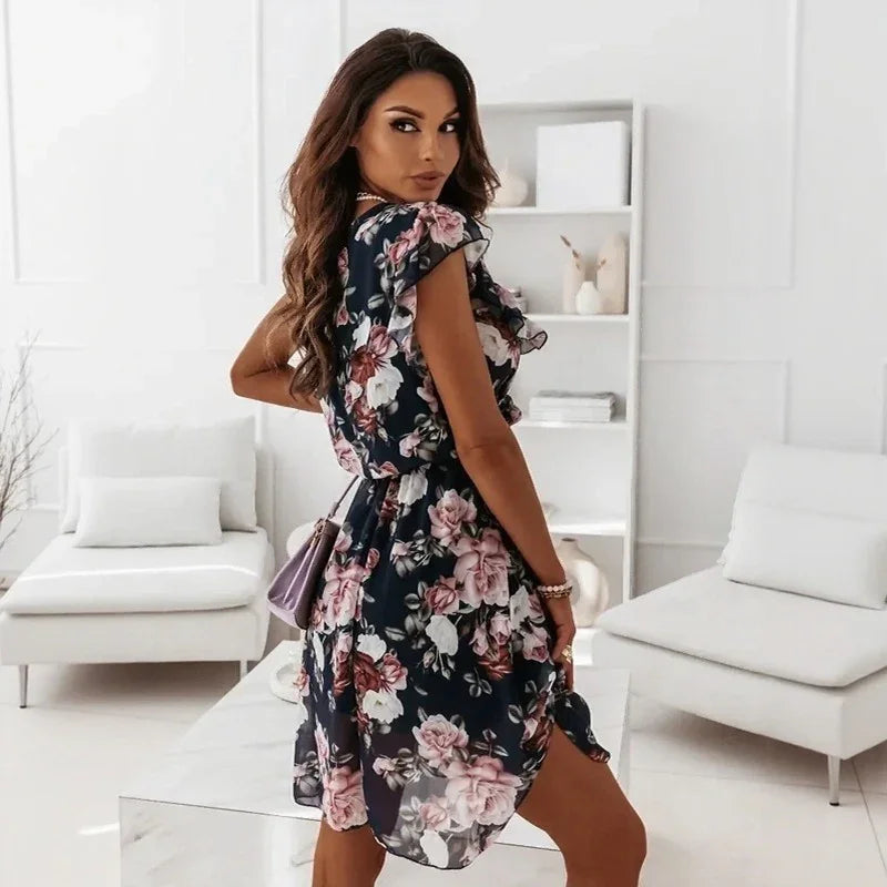 Serenelle™ Dress with Floral Elegance and Sophisticated Charm