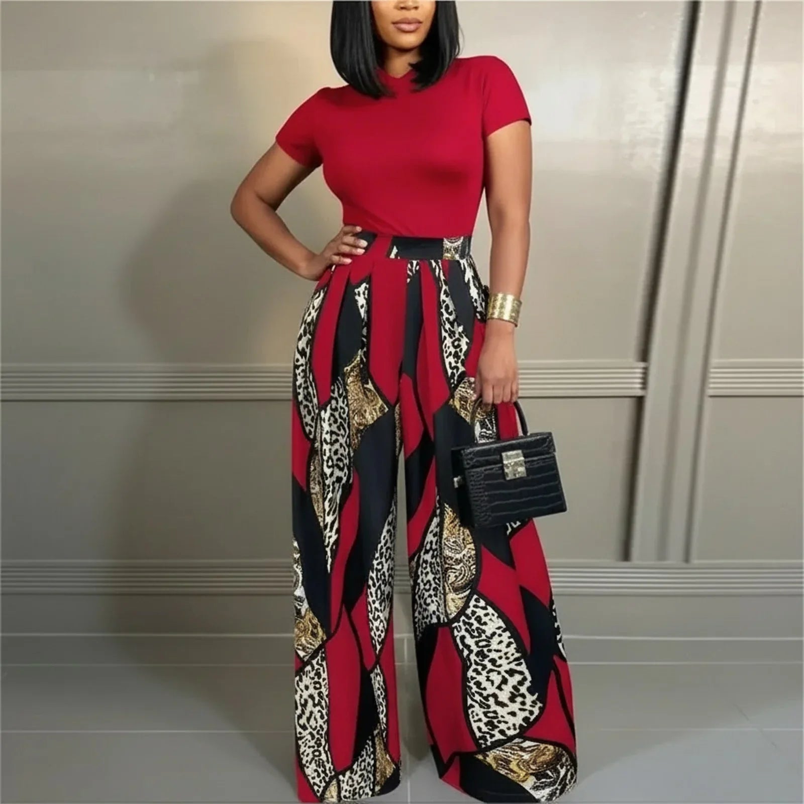 Lunavie™ Set with Modern Print and Luxurious Look