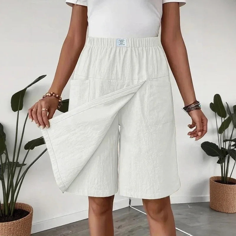 Celenne™ Linen Blend Skort with Premium Comfort
