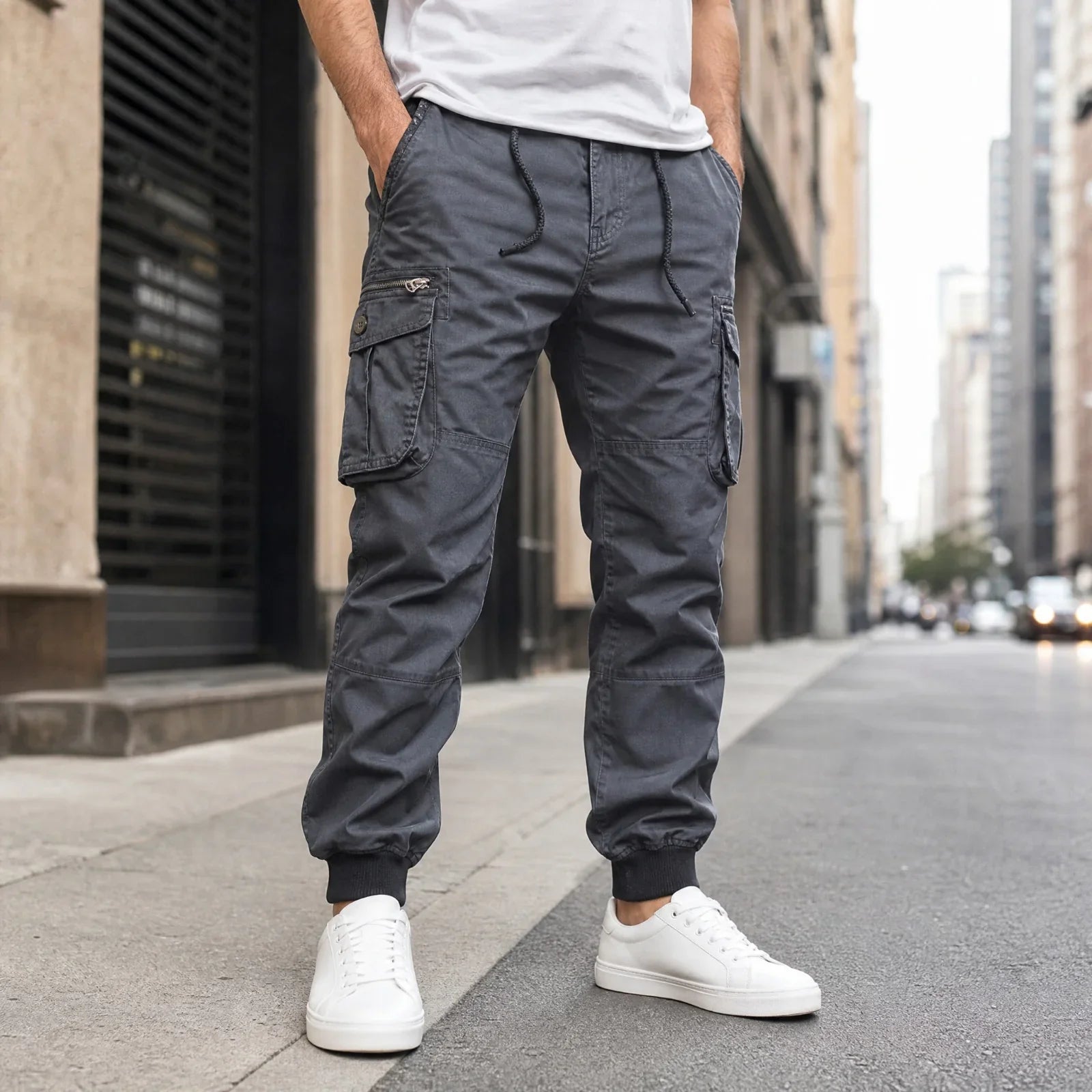 Everest™ Cargo Pants with Utility Pockets and Jogger Cuffs