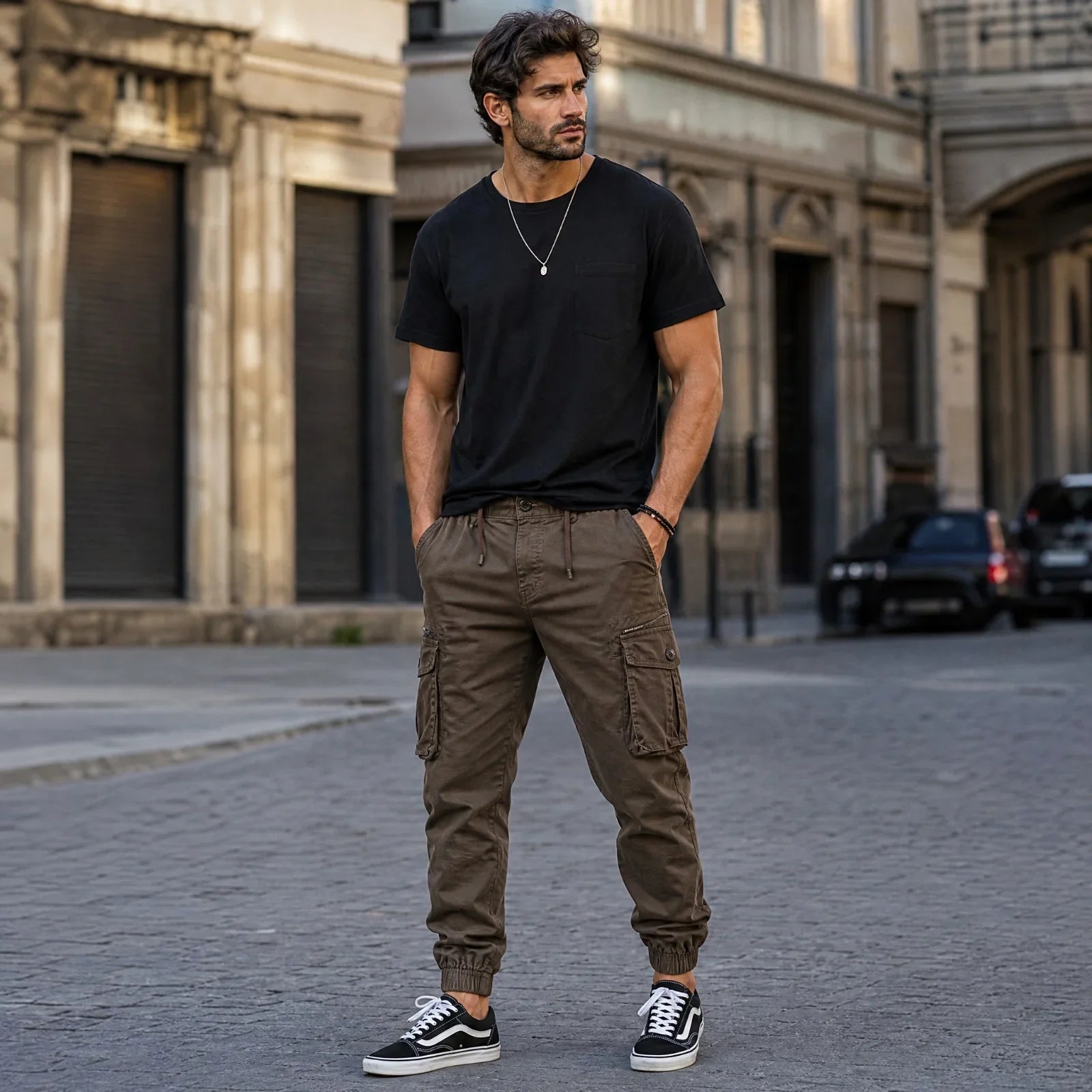 Everest™ Cargo Pants with Utility Pockets and Jogger Cuffs