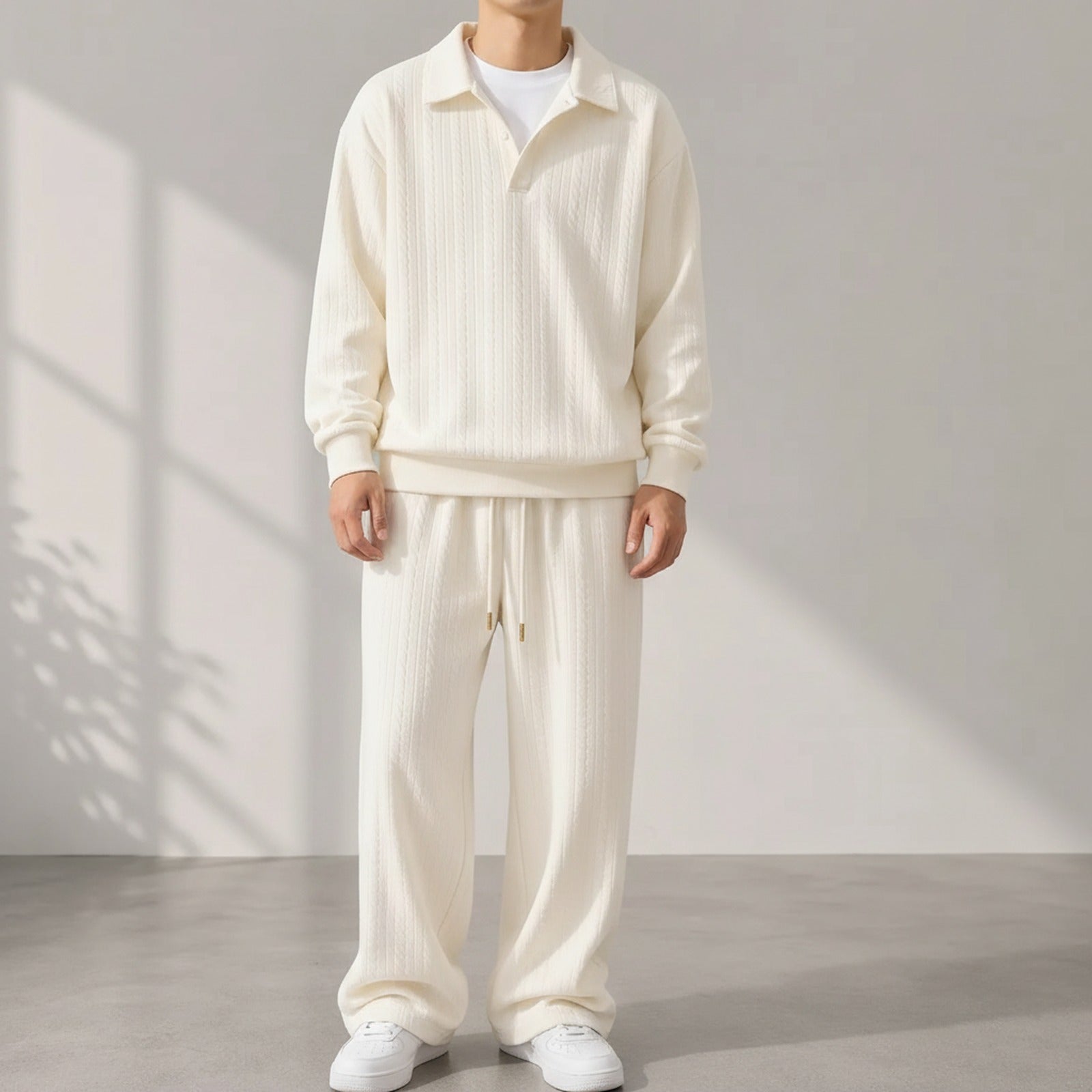 Valdren™ Men's 2-Piece Textured Knit Set