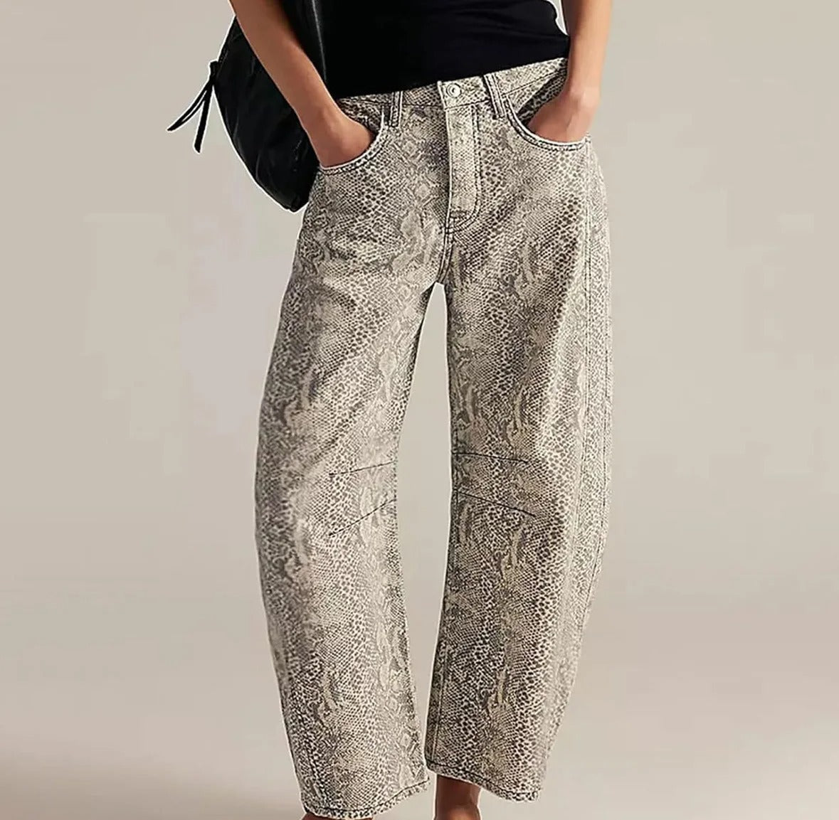 Alvida™ Pants with Floral Print and Wide Fit