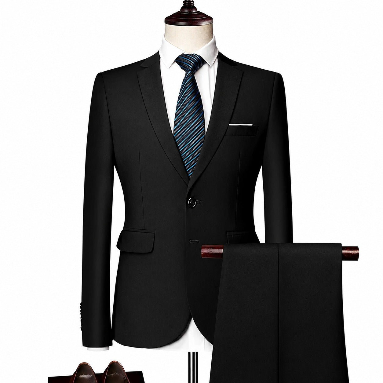 Monaco Royal™ Suit Set with Premium Tailored Blazer and Slim Fit Pants