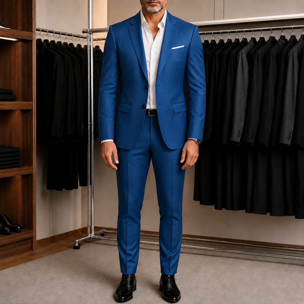 Monaco Royal™ Suit Set with Premium Tailored Blazer and Slim Fit Pants