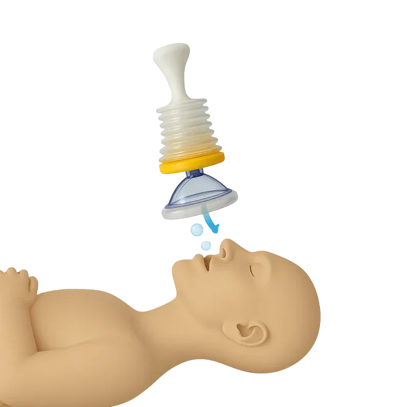 Anti-Suffocation Rescue Mask with Pressure Pump / Practicality and Safety at Your Fingertips!