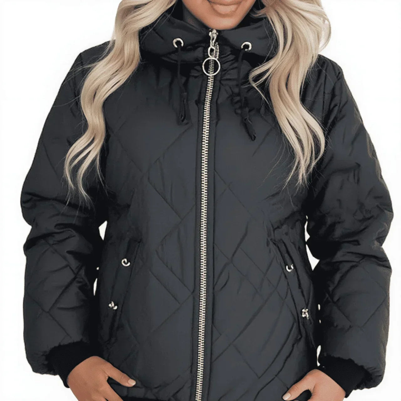 LuxAllure™ Thermal Jacket with Premium Quilting and High Collar