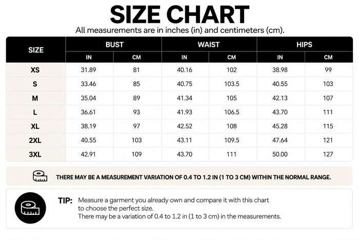 Size Guide