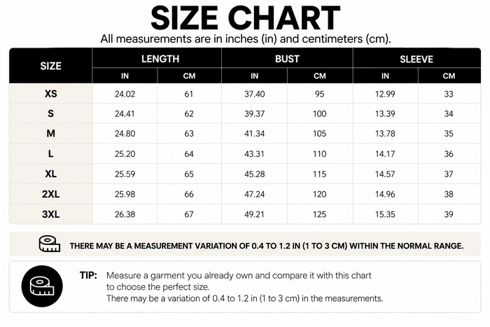 Size Guide