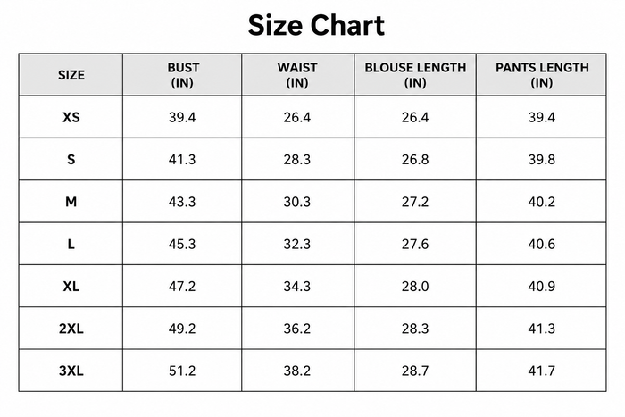 Size Guide