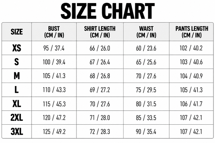 Size Guide