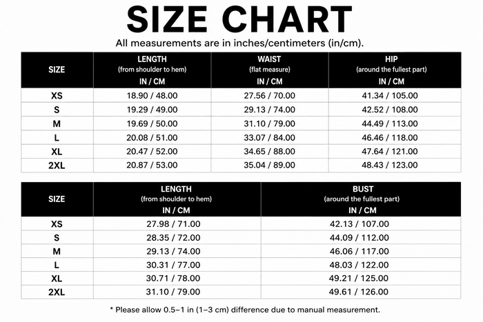 Size Guide