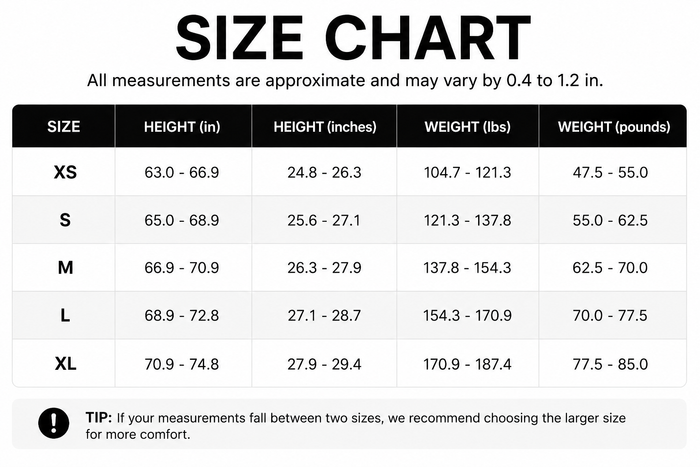Size Guide