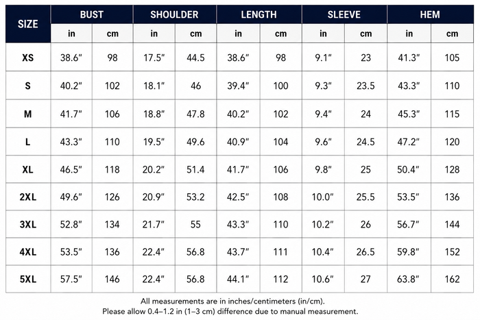 Size Guide