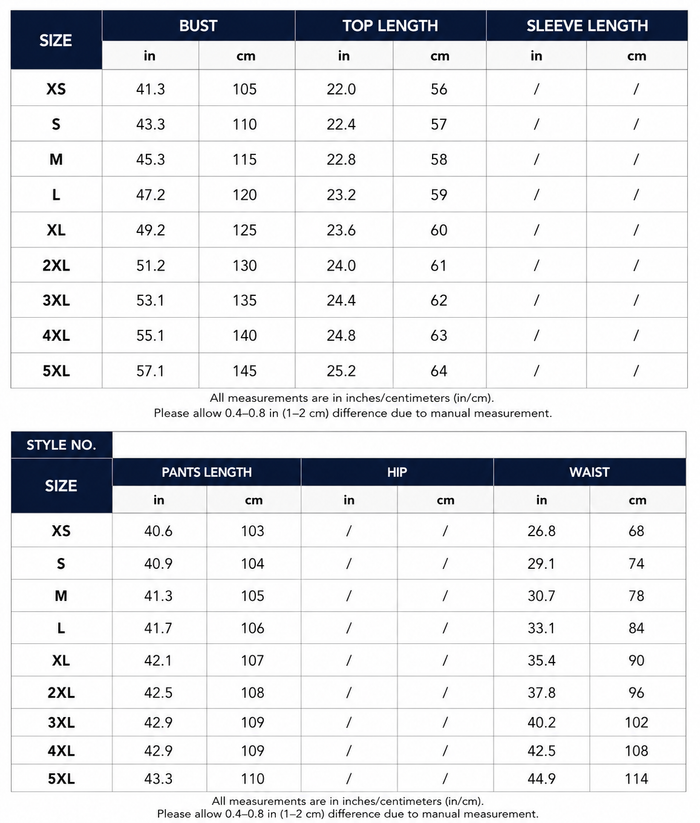 Size Guide