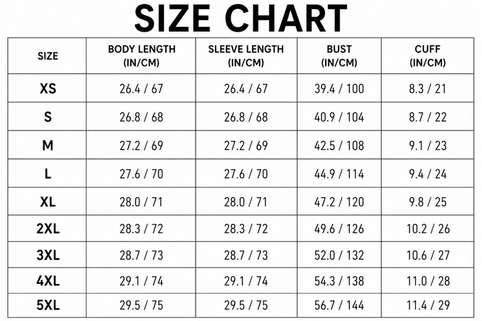 Size Guide