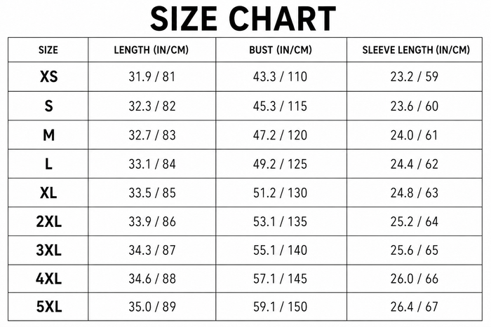 Size Guide