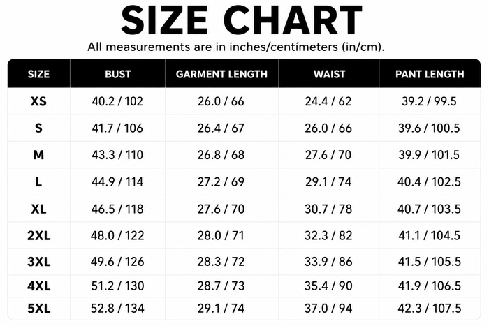 Size Guide