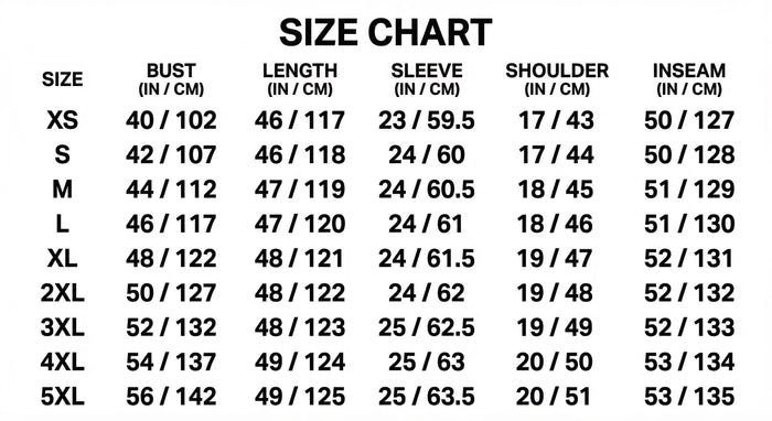 Size Guide