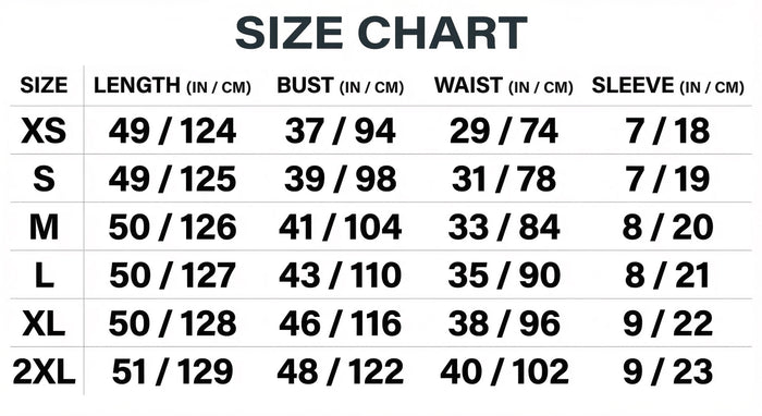 Size Guide
