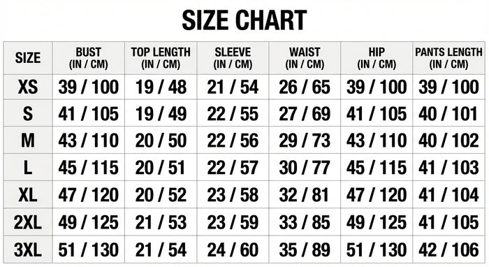 Size Guide
