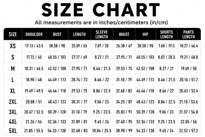 Size Guide