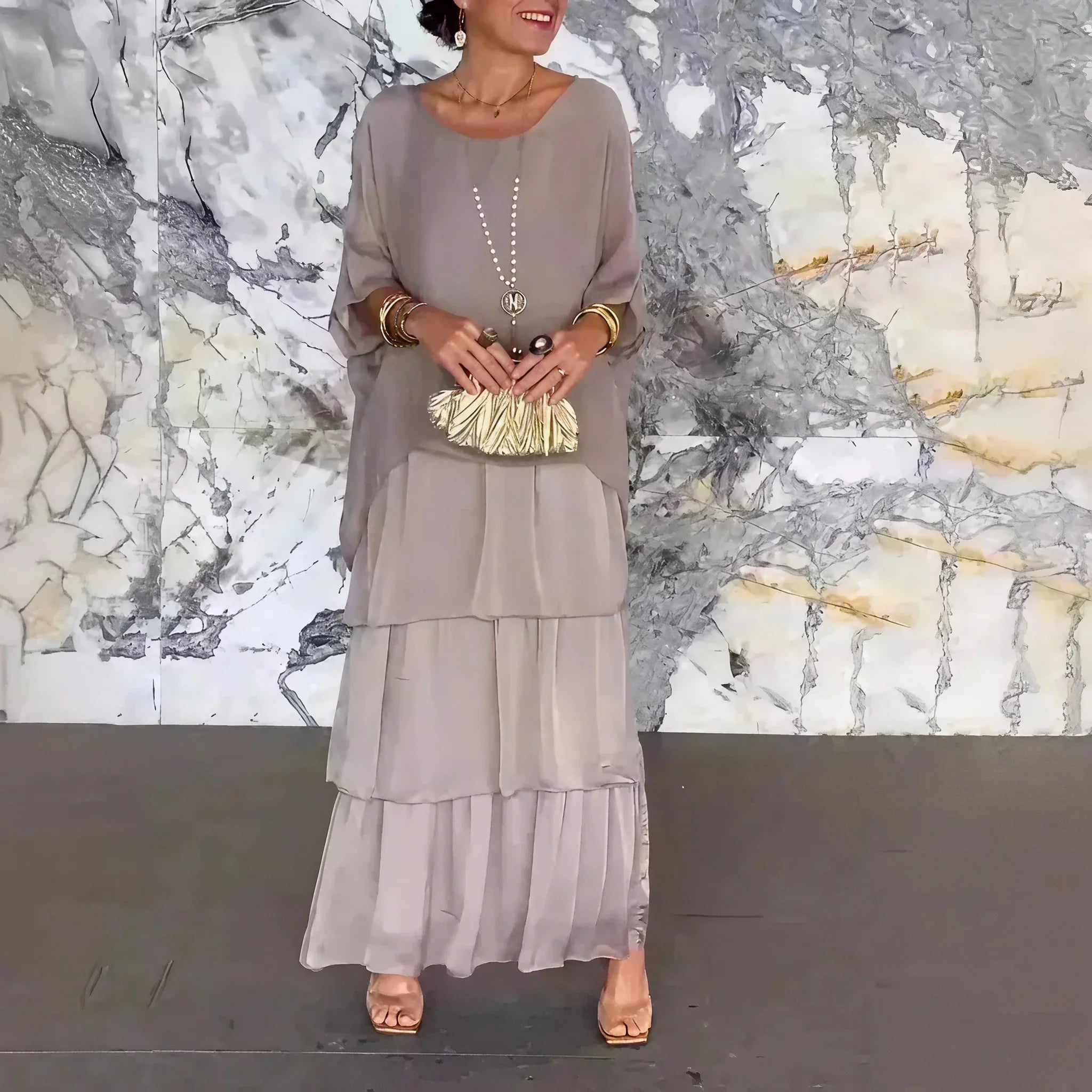 Philadelphia™ Dress with Layered Effect