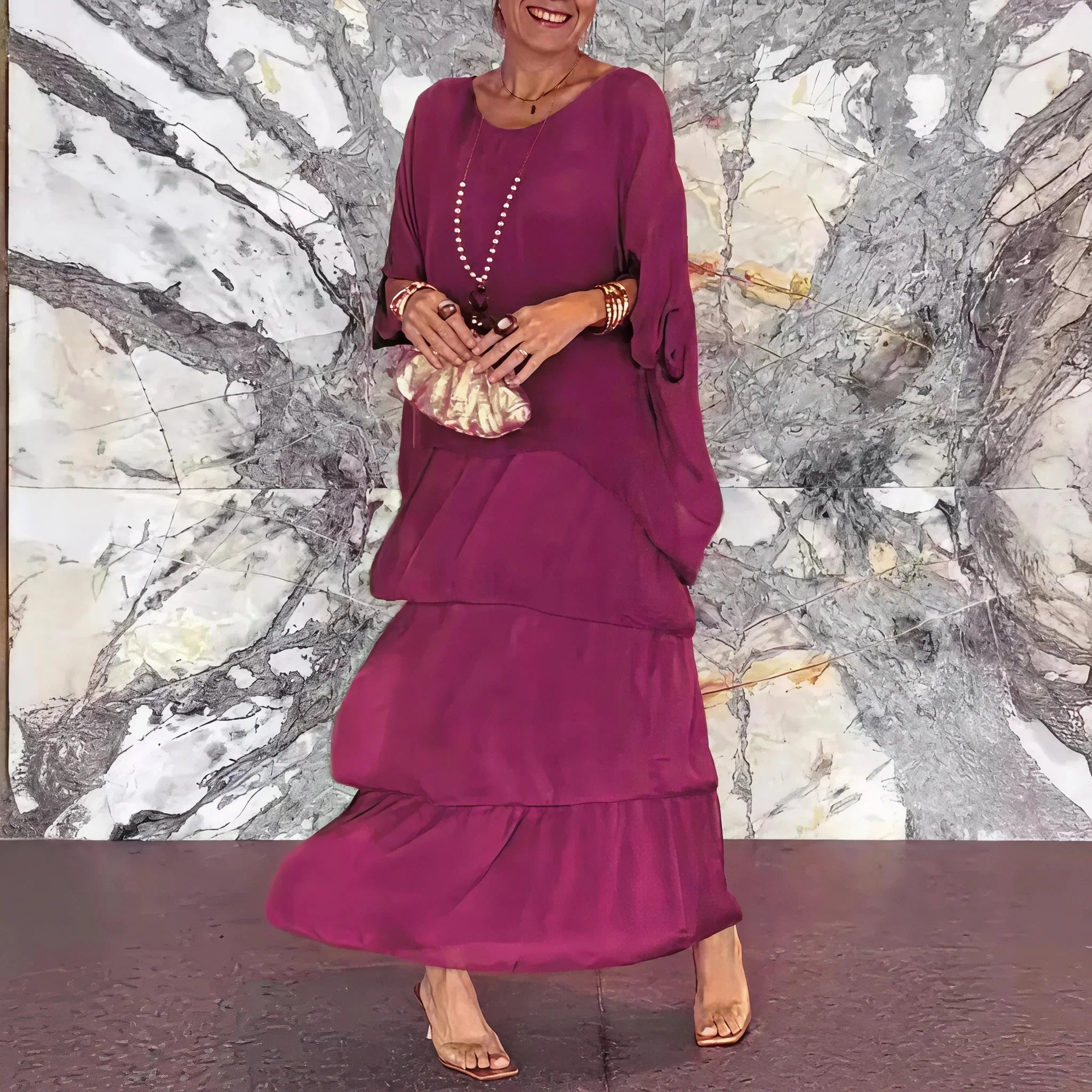 Philadelphia™ Dress with Layered Effect