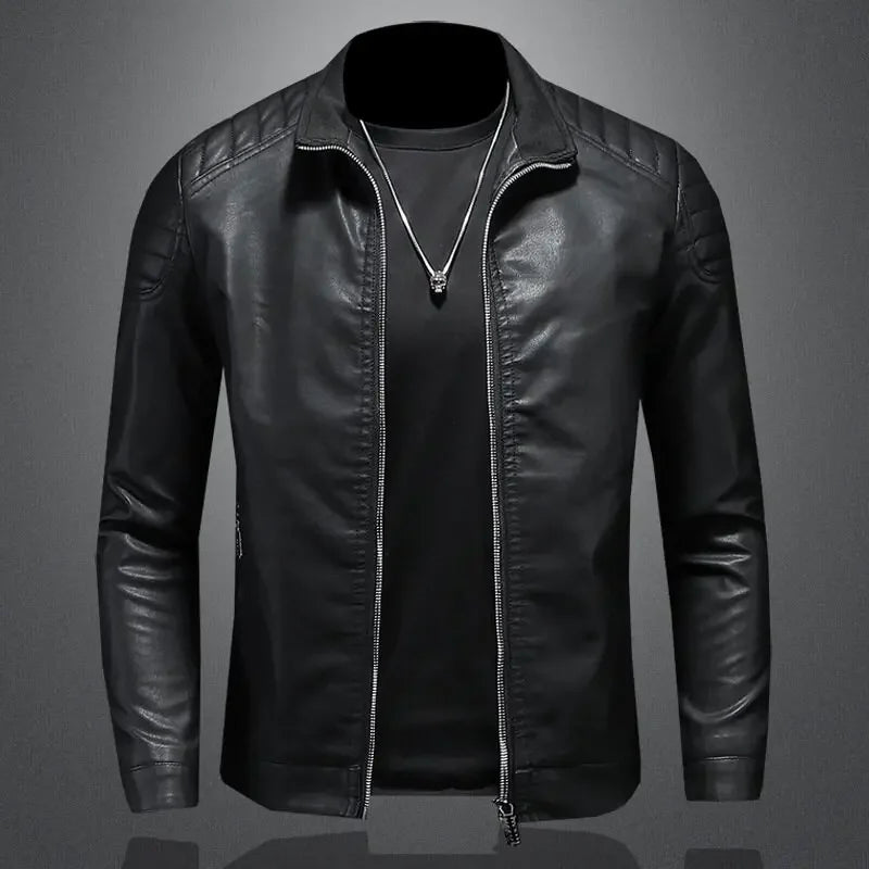 Auron™ Premium Leather Jacket With Imposing Presence