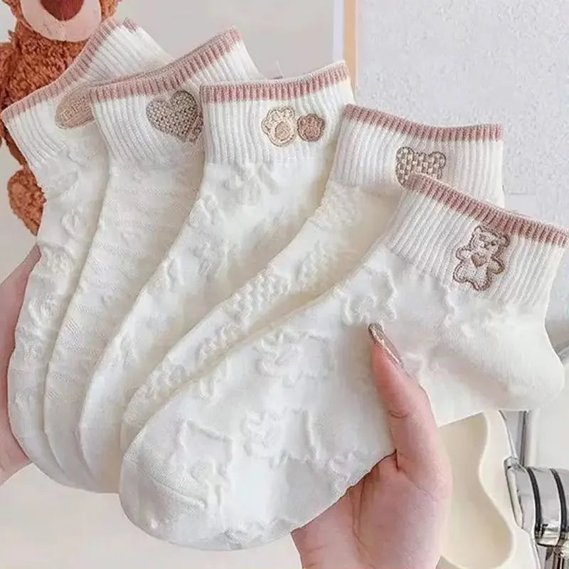 🔥 Buy 5, Get 10🔥 Pairs Aphrodite™ Socks Kit Delicate Touch - Comfort and Elegance for your Feet, Every Day!