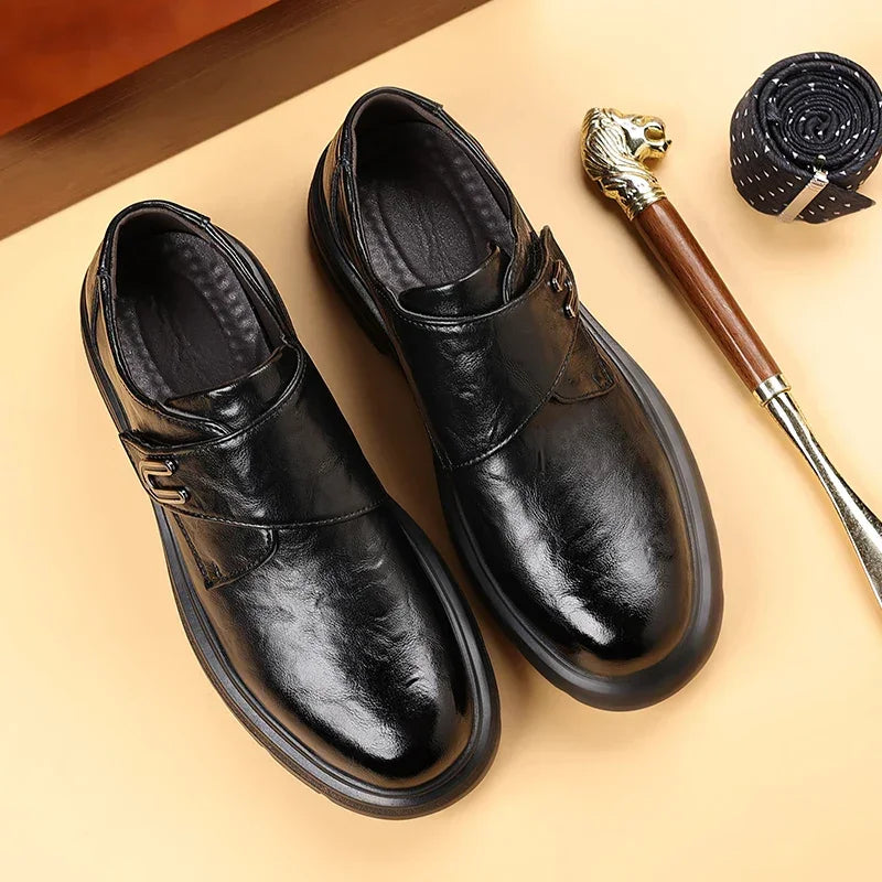 Westbury™ Men's Shoe in Premium Leather with Soft Sole / Refined Elegance for Work and Special Occasions!