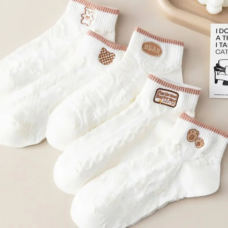 🔥 Buy 5, Get 10🔥 Pairs Aphrodite™ Socks Kit Delicate Touch - Comfort and Elegance for your Feet, Every Day!