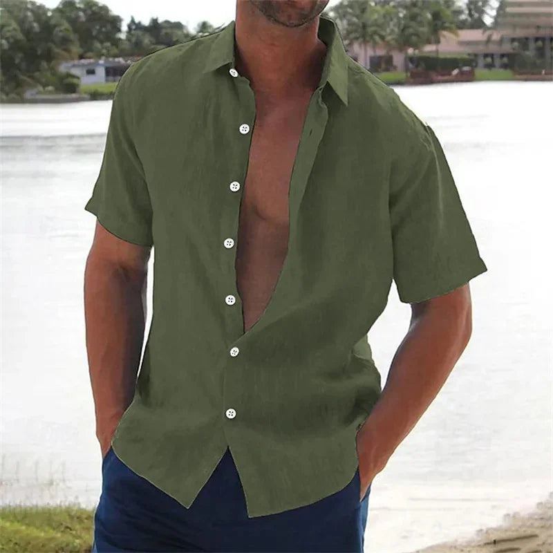 [BUY 1 GET 3] Vibratto™ Shirt in Lightweight Cotton Linen / A Touch of Freshness and Premium Minimalism!