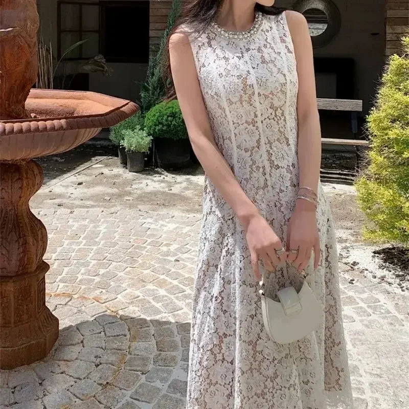 Elorien™ Dress With Delicate Lace and Fluid Fit