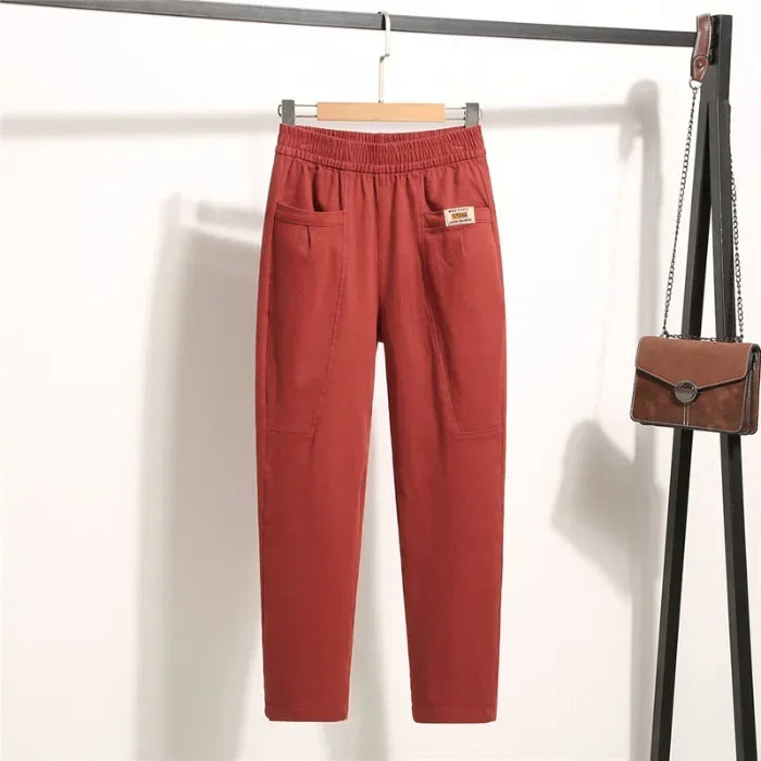Marelise™ Pants With Spacious Pockets and Adjustable Waistband