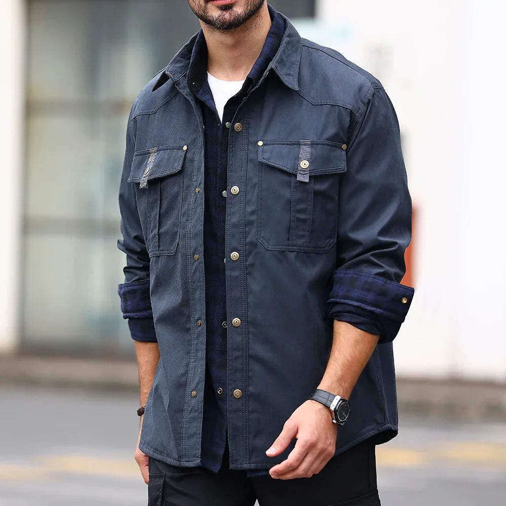 Ironwood™ Overshirt Jacket With Plaid Interior Lining