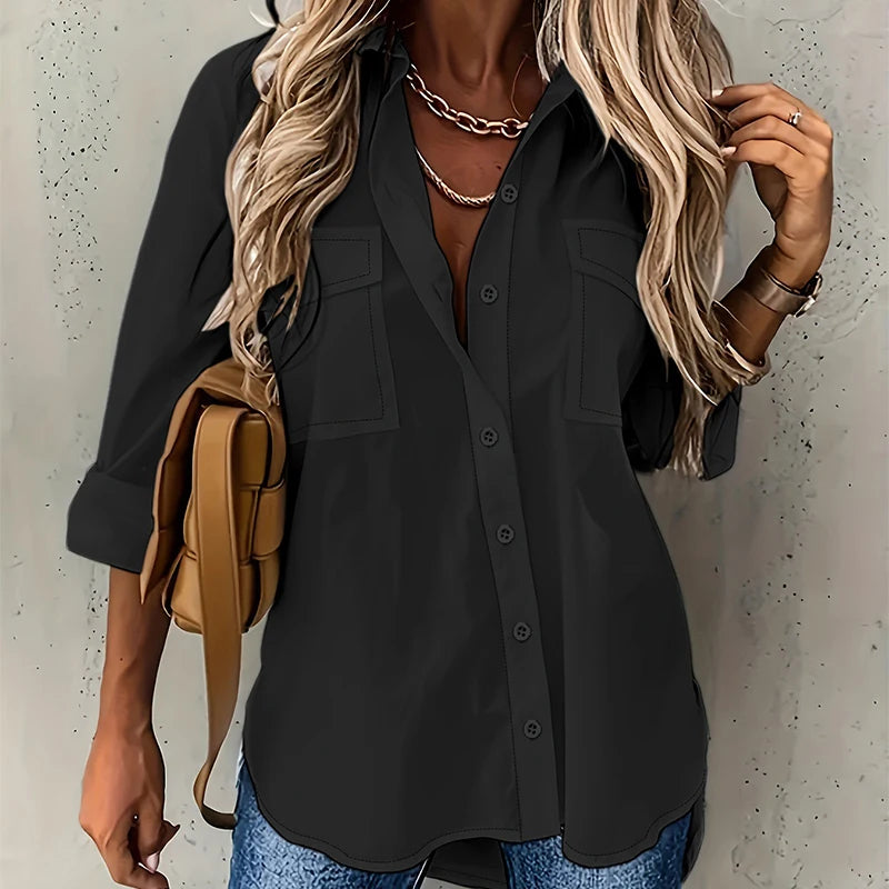Lisanne™ Relaxed-Fit Shirt With Front Chest Pockets