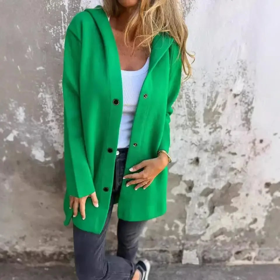 Cityline Charm™ Jacket in Premium Heavyweight Knit with Back Ring Detail / Sophisticated Urban Style That Never Goes Out of Fashion!
