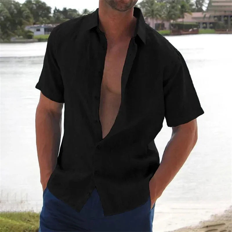 [BUY 1 GET 3] Vibratto™ Shirt in Lightweight Cotton Linen / A Touch of Freshness and Premium Minimalism!