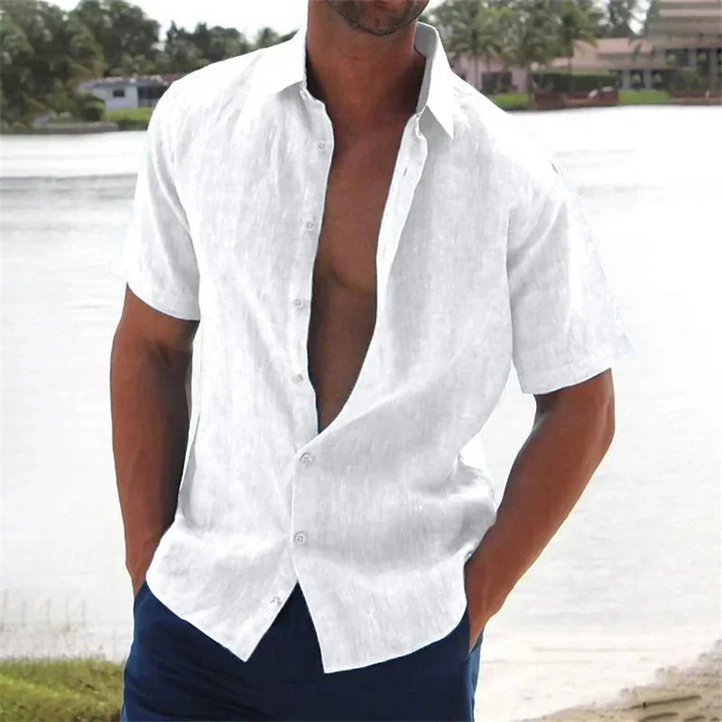 [BUY 1 GET 3] Vibratto™ Shirt in Lightweight Cotton Linen / A Touch of Freshness and Premium Minimalism!